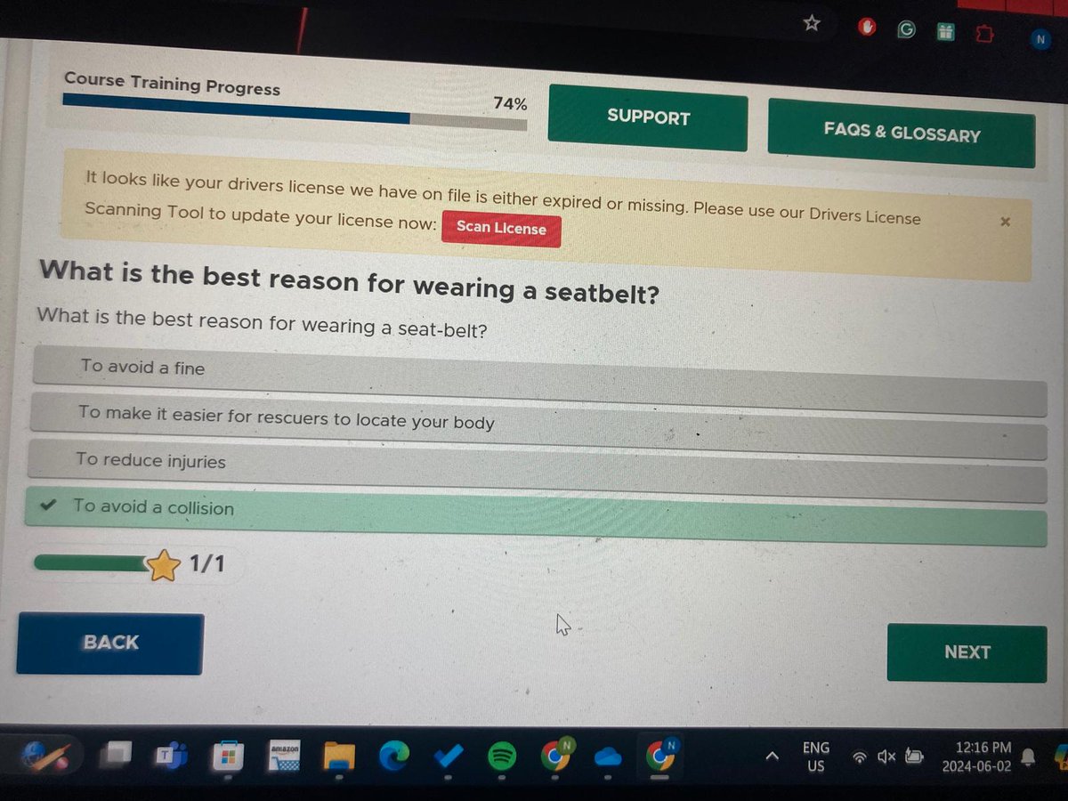 DonBisione's tweet photo. @YoungDriversYR is this for real? The rest of the course is just as confusing, but this takes the cake. https://t.co/52qdqzZtC3