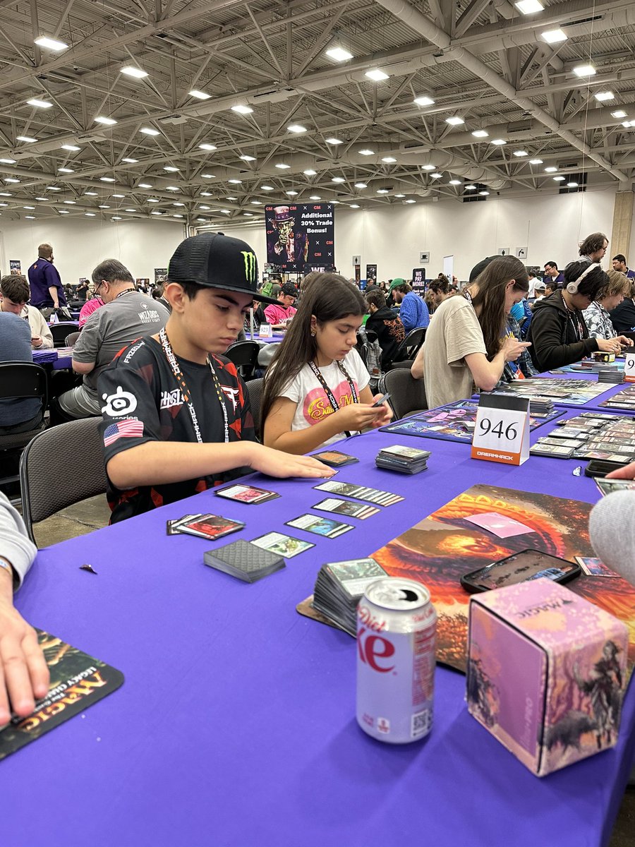 Starting off <a href="/DreamHack/">DreamHack</a> day 3 with some big mega sealed in the <a href="/DreamHackMagic/">DreamHack Magic</a> area! 😎

(The concentration 🧠)