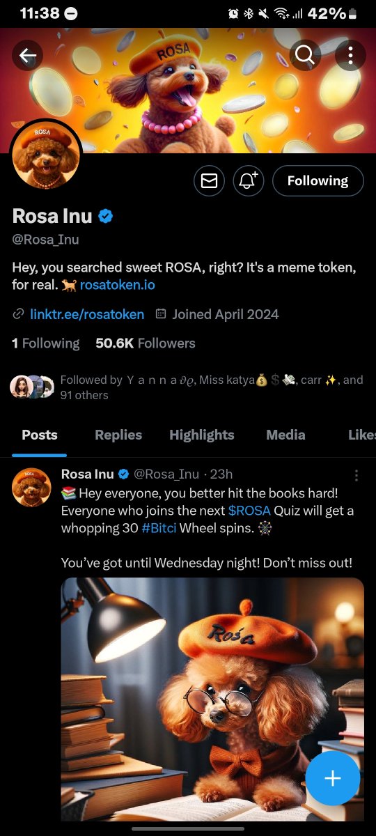 pink4tune's tweet photo. @crypto_inez @Rosa_Inu ccvHappy for join, wish me luck buddy😊🤩 https://t.co/WUBNfAKDh7