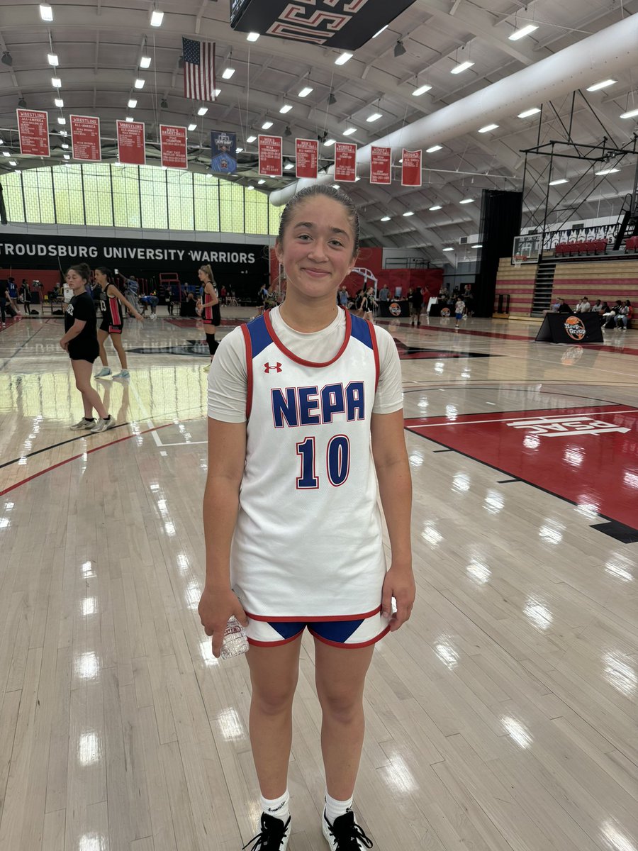 2027 Ella Clementoni took control of the game from start to finish. Executed on both ends of the floor &amp; set the pace for her team

Ella had 16 pts to lead her team to the 17u championship

Coaches take note of this 2027, her future is bright📈

<a href="/clementoni_ella/">Ella Clementoni - c/o 2027</a> || <a href="/NEPA_Elite/">NEPA Elite Basketball</a>