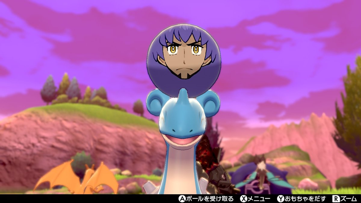 ポケモン剣盾、ダンデボールをもらったので、キャンプで遊んでみた。