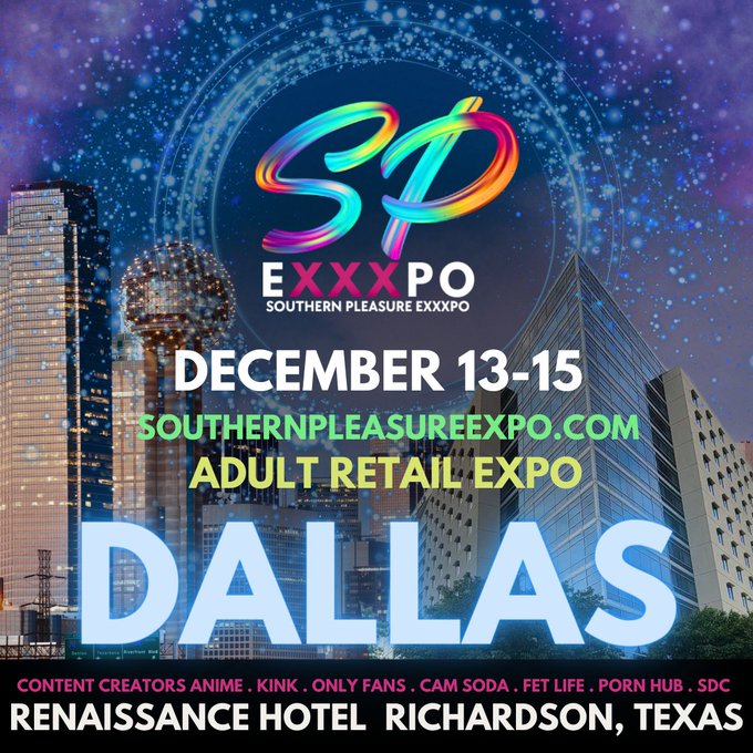 Southern Pleasure Adult Retail Expo Dec 13th - 15th https://t.co/03AxPqFCu2 https://t.co/N5oMPKgZw3<a href="/tag/puppybowl"class="tags"><span>#puppybowl</span></a><a href="/tag/onlyfanscreator"class="tags"><span>#onlyfanscreator</span></a><a href="/tag/kinkyhut"class="tags"><span>#kinkyhut</span></a><a href="/tag/superb"class="tags"><span>#superb</span></a>