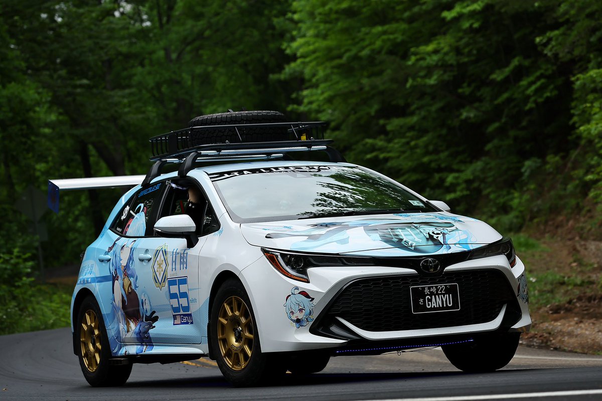 SharkWtip's tweet photo. I've decided to start using Twitter again.... So here's a dump of some photos from #tailofthedragon 

#genshinimpact #ganyu #genshinimpactganyu #genshin  #toyota #toyotacorolla #toyotacorollahatchback #jdm #animeart #anime #TOYOTIRES #sparcowheels #sparco #itasha #itashacar https://t.co/6liZ8anu0m