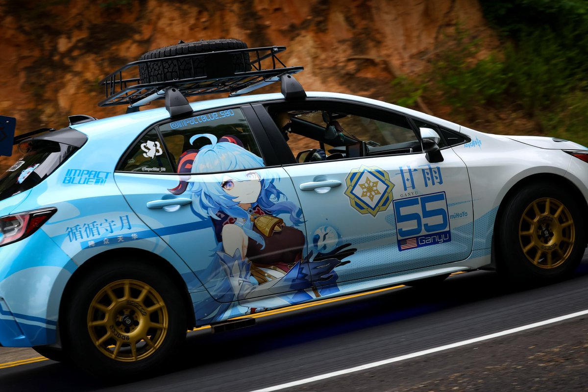 SharkWtip's tweet photo. I've decided to start using Twitter again.... So here's a dump of some photos from #tailofthedragon 

#genshinimpact #ganyu #genshinimpactganyu #genshin  #toyota #toyotacorolla #toyotacorollahatchback #jdm #animeart #anime #TOYOTIRES #sparcowheels #sparco #itasha #itashacar https://t.co/6liZ8anu0m