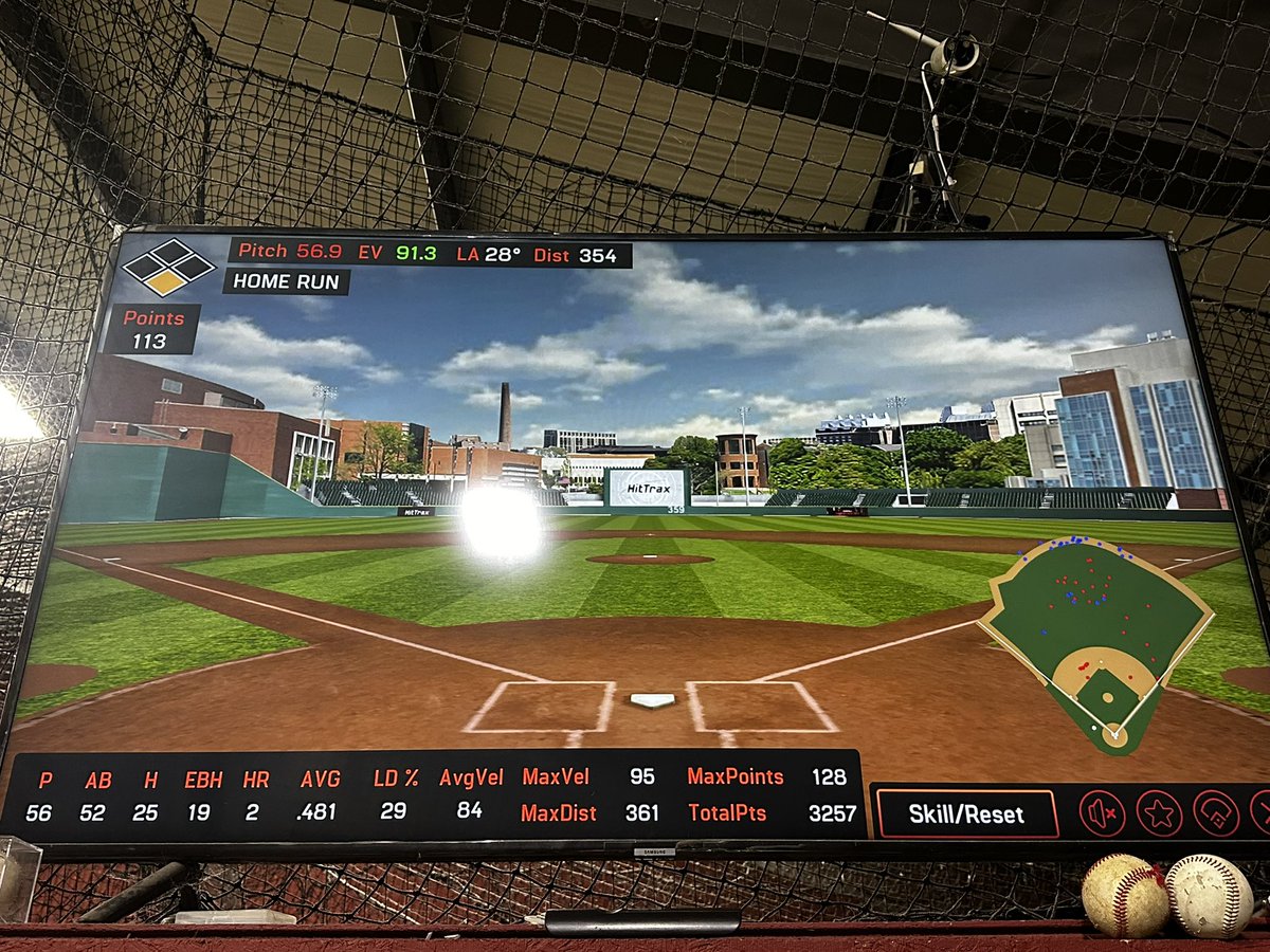 Good little session getting ready for legion season. 95 EV with the wood.