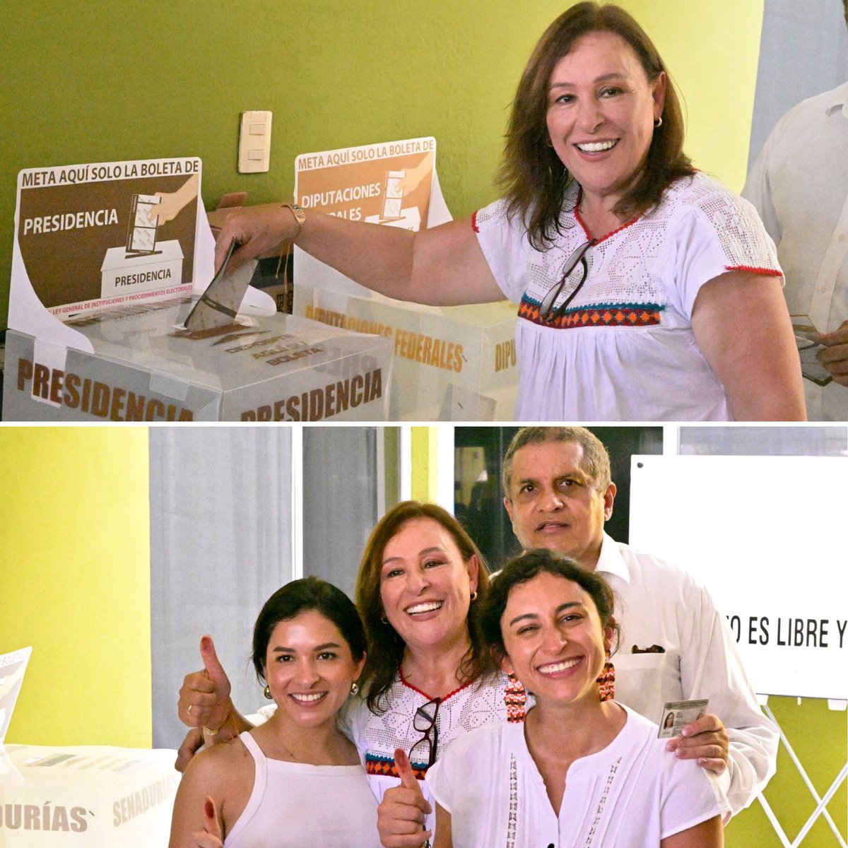 rocionahle's tweet photo. En Coatzacoalcos acompañada de mi familia cumpliendo con nuestro deber cívico. Elecciones 2024 

❤️Por amor a Veracruz ❤️ https://t.co/FYZY93KyZc