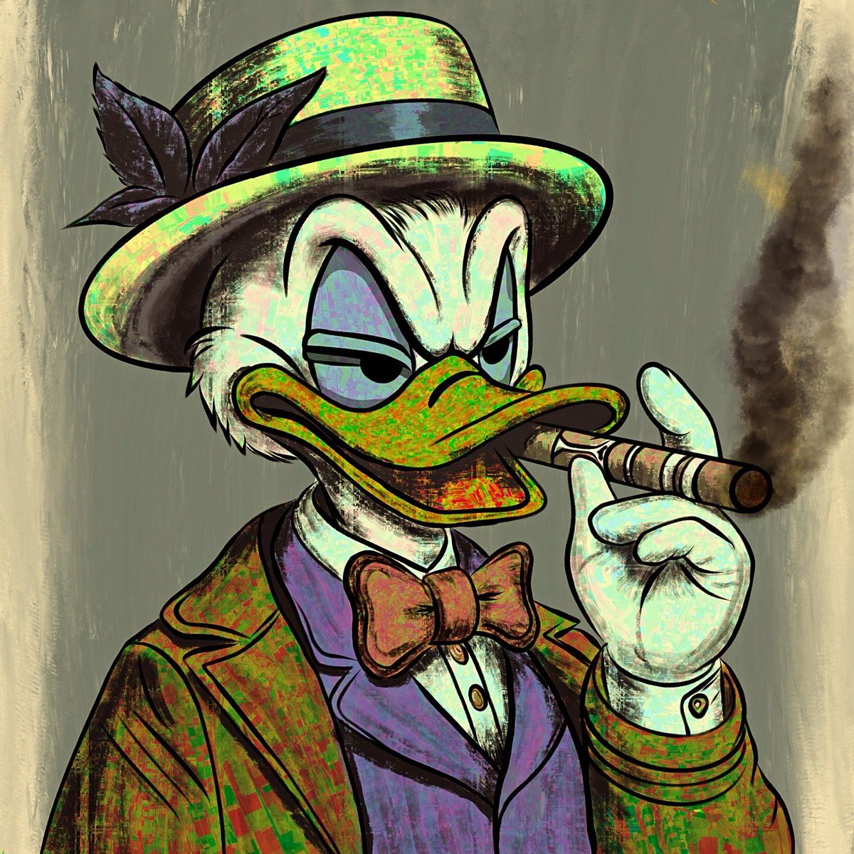 KrishnaSeervi08's tweet photo. Quackin In Style 😮‍💨
Donald Duck like you’ve never seen him before. 🦆🔥
Follow @krishnaseervi08 for more 
 #DonaldDuck #GangstaArt #ProcreateArt #DigitalDrawing #StreetArt #ArtisticExpression #EdgyArt #CartoonReimagined #ViralArt #ArtLovers #InstaArt #FollowForMore https://t.co/2hlyObXn6v