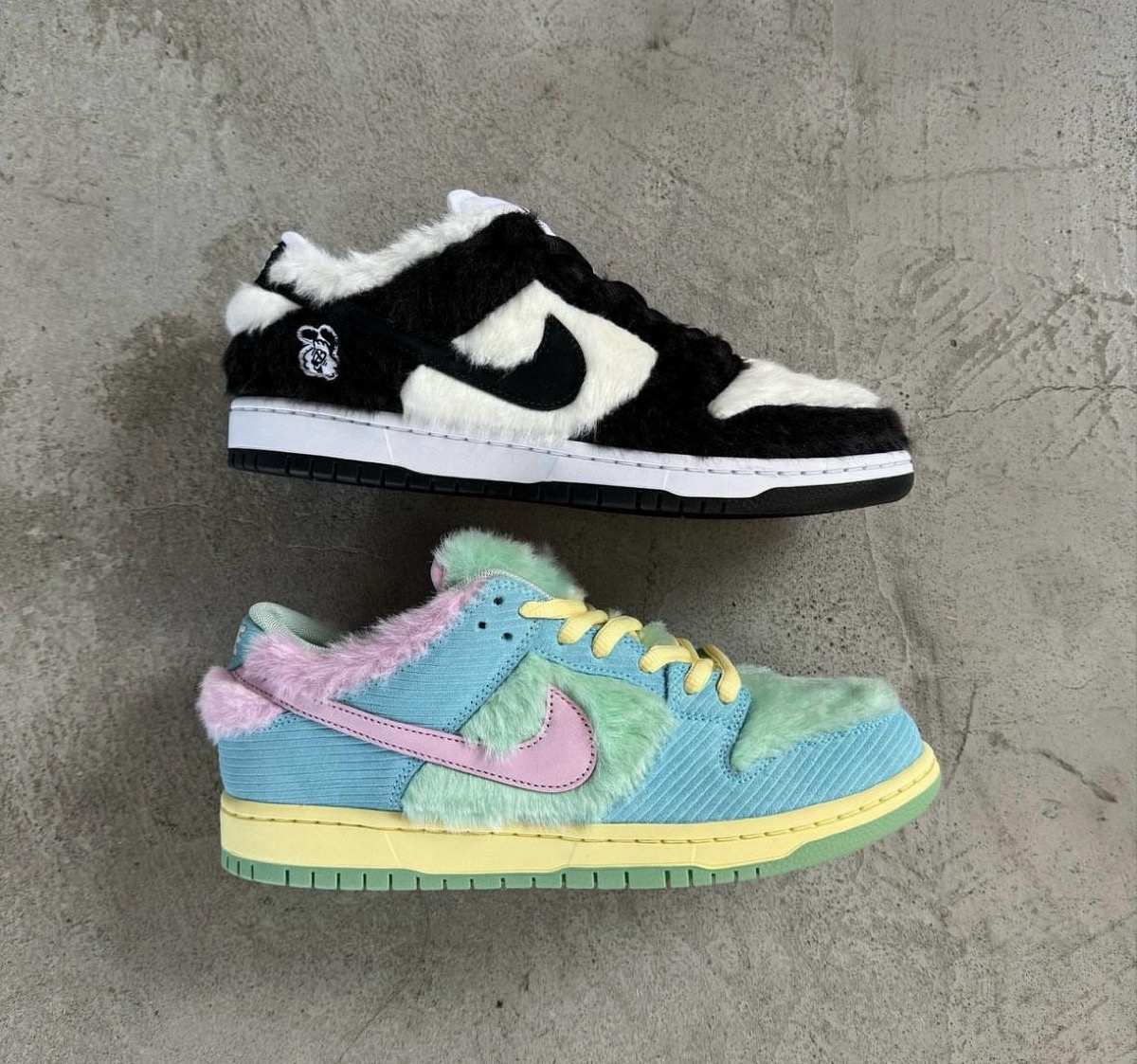 tenbai_hakase's tweet photo. 【VERDY × Nike SB Dunk Low “VISTY”��

今月6月21日に発売予定❗️
過去作のコラボDUNK LOWは
30万円前後のプレ値落札あり🔥

✅過去作 最新相場
定価10,800円
→300,000円前後🔥🚀

今回発売される新作についても
利益を出せる可能性がありそうです🚨 https://t.co/X11OjPXaCQ