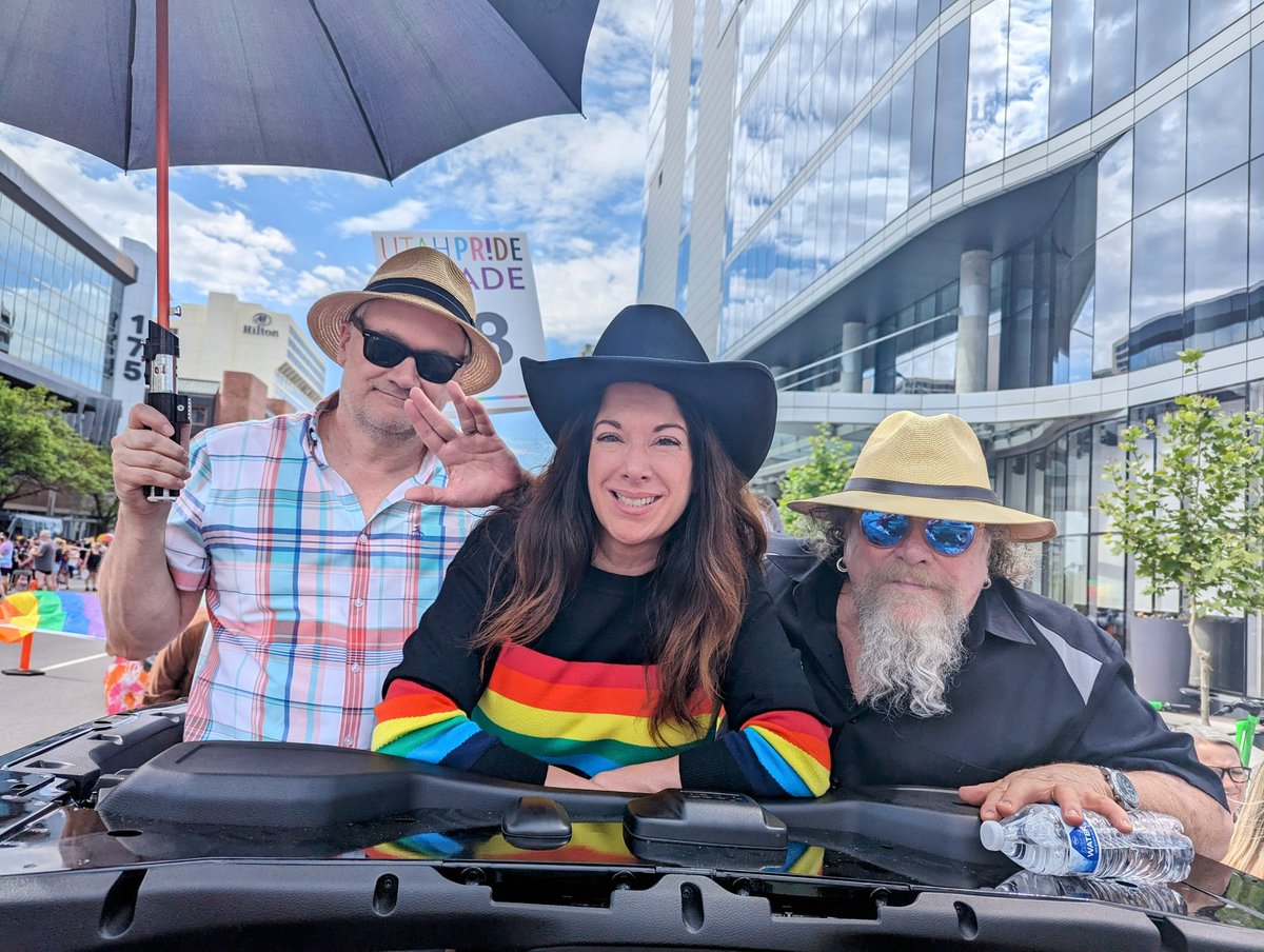 RFHGina's tweet photo. Happy Pride! ❤️🏳️🌈
@RadiofromHell @RFHKerry @rfhbill @X96
#slcpride https://t.co/QhRW5FsMv9