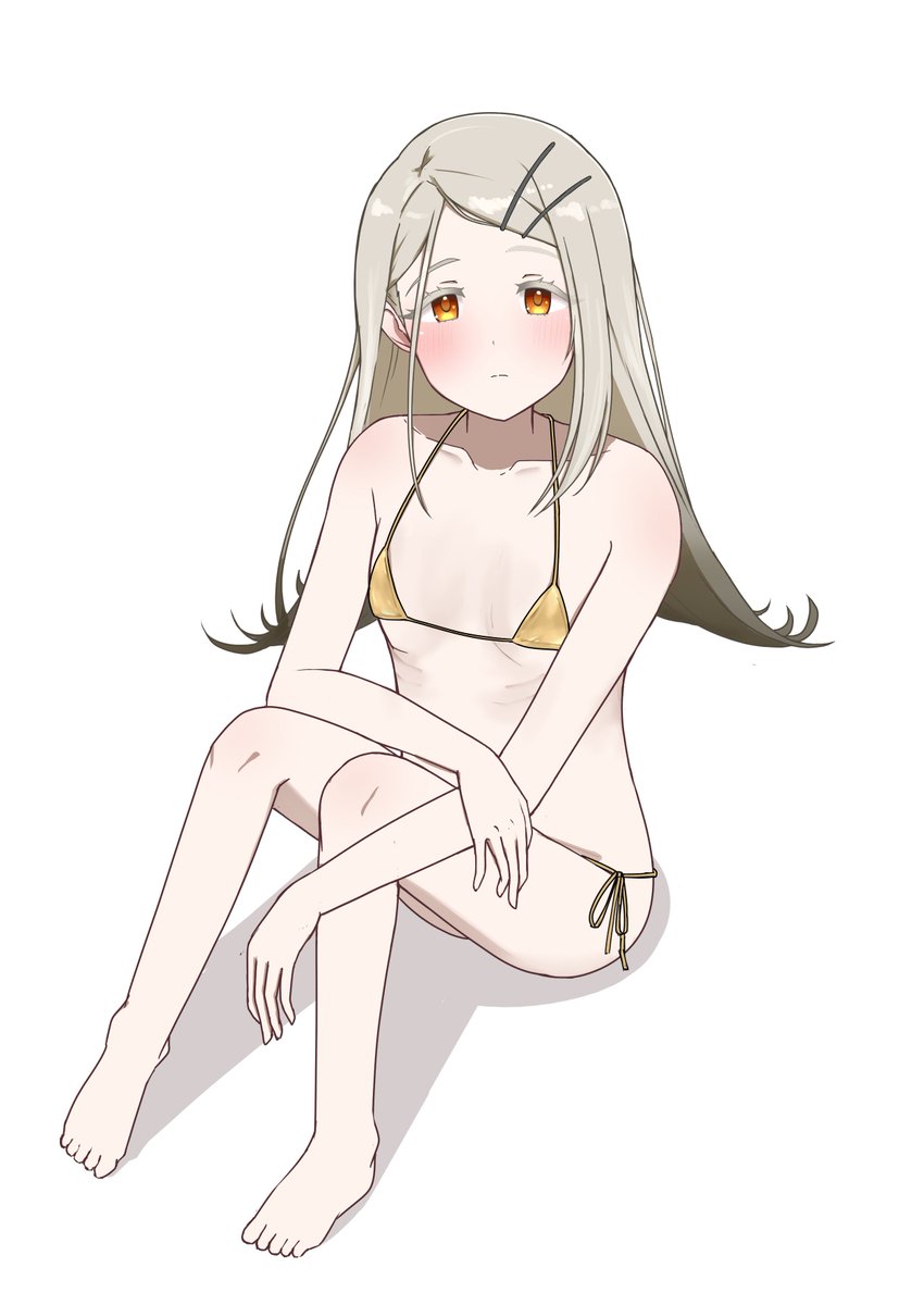 篠澤広
何故か金マイクロビキニ差分が出来上がっていますが、私にはよくわかりません 