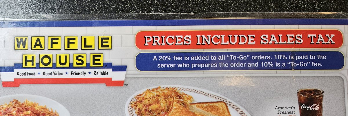 DeepCover266's tweet photo. I think this is a little ridiculous @WaffleHouse https://t.co/z3L8yjHXKn
