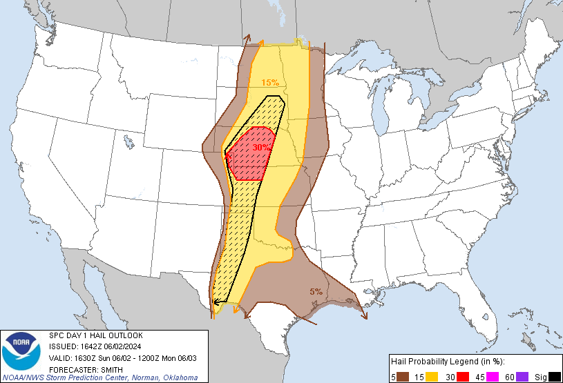 LimWeather's tweet photo. D1
#EnhancedRisk in C #TornadoAlley esp #GrandIsland,#Kearney,#NorthPlatte,#HastingsNE,#LexingtonNE,#NorfolkNE,#ColumbusNE,#Goodland,#ColbyKS cities due to a 5% #Tornado risk, a 30% SIG #Wind risk and a 30% SIG #Hail risk
#Wxtwitter #SevereWx #SPC #KSwx #NEwx #COwx #SDwx https://t.co/SJODlEW4dr