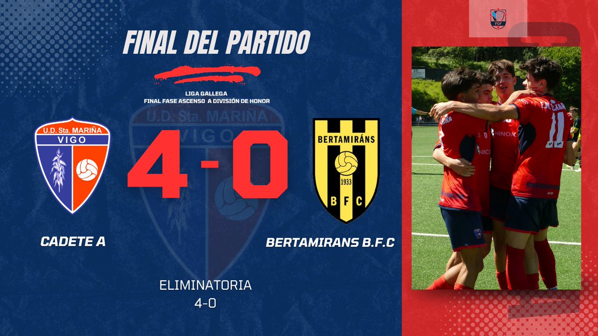 4-0 na nosa casa, seguimos traballando para lograr o ascenso a División de Honra!