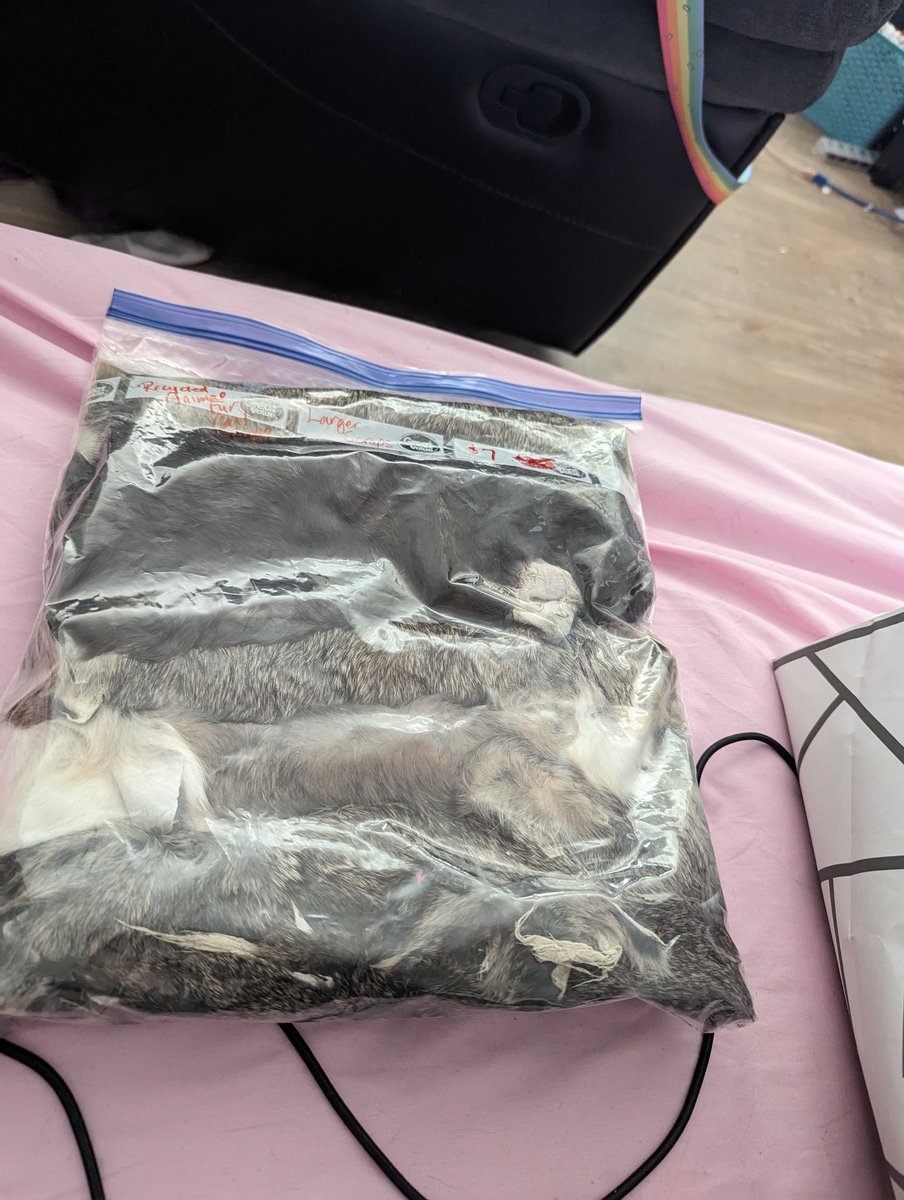 SuzuTheCat's tweet photo. Does anyone have tips for preserving and sewing with real fur? I acquired some real fur scraps from a used craft supply store, and I want to make something. But the leather is thinning in places, and I want to make sure it lasts. https://t.co/GFKBl5EmhB