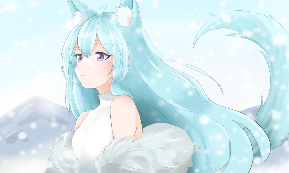 MellowVtuber's tweet photo. GUYS? Look at this GORGEOUS fanart @SilvSen made for me?!! 

Absolutely stunning, im honoured 🩵
Thank you so much again!🫶🏼✨ https://t.co/GGORTqOrSV