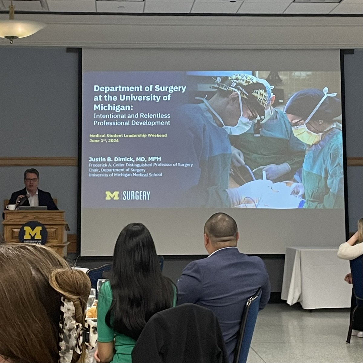 Absolutely incredible experience attending the <a href="/UMichSurgery/">Michigan Surgery</a> Student Leadership Weekend! 〽️

Heading back to New York with new mentors, friends, and an appreciation for the Midwest. Thanks for having us <a href="/jdimick1/">Justin B. Dimick</a>!

<a href="/gogo_gopss/">Gopika SenthilKumar, PhD</a> <a href="/Jasmina_Abdalla/">Jasmina Abdalla</a> <a href="/JustinMCamacho/">Justin M. Camacho, MBA</a> <a href="/MNoonavath/">Meghana Noonavath</a>