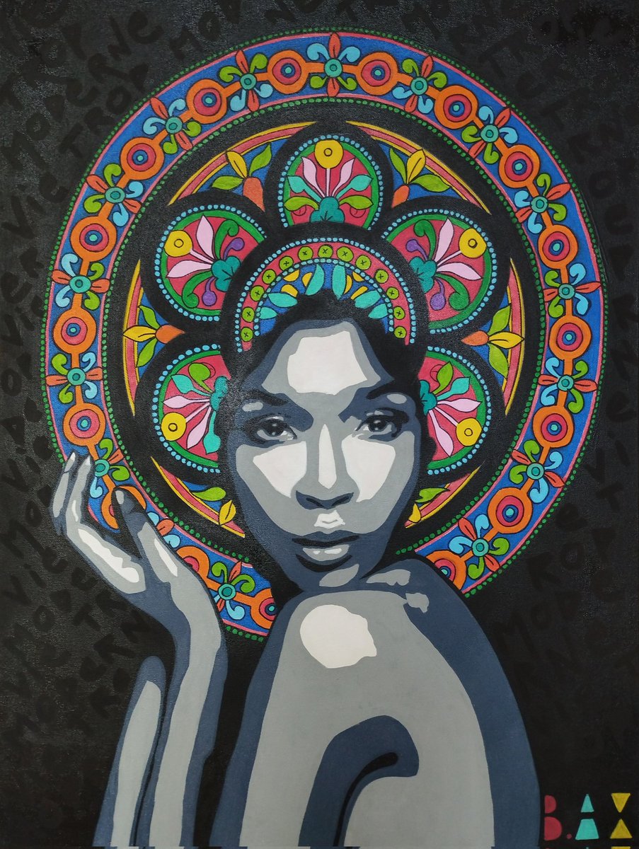 beaxmontpellier's tweet photo. "Vie trop moderne"
Technique mixte sur toile 
60 x 80 cm 
#artsolidaire #artfeministe #inclusion #vitraux #ralentir 
@followers https://t.co/WyQTYK66Sp