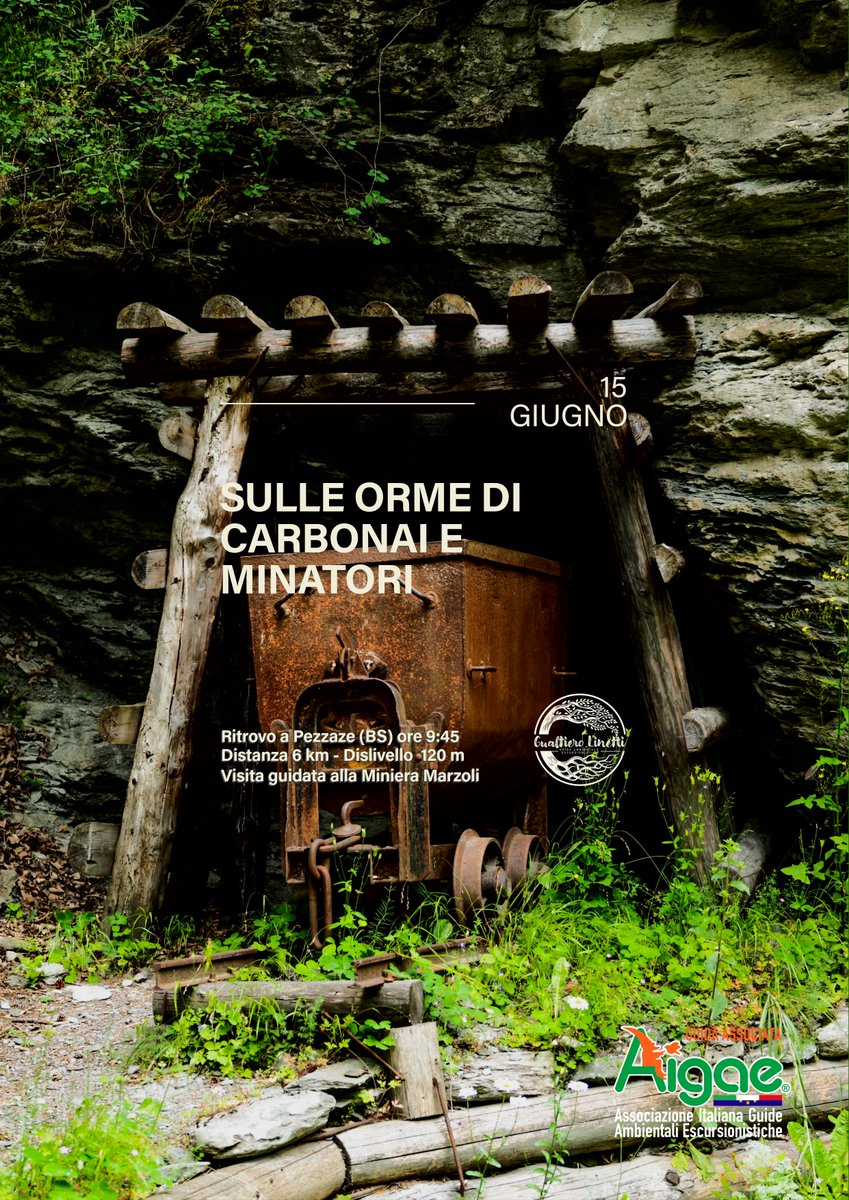 krom999's tweet photo. Aperte le iscrizioni alla prossima escursione a Pezzaze in valtrompia.
Sul sentiero dei carbonai e poi visita guidata alle Miniere Marzoli.
Insomma, una giornata di approfondimento sulla storia di una valle e sulle fatiche di mestieri ormai scomparsi. https://t.co/SKydRIpQgQ