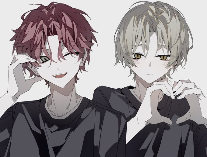 「blush multiple boys」 illustration images(Latest)