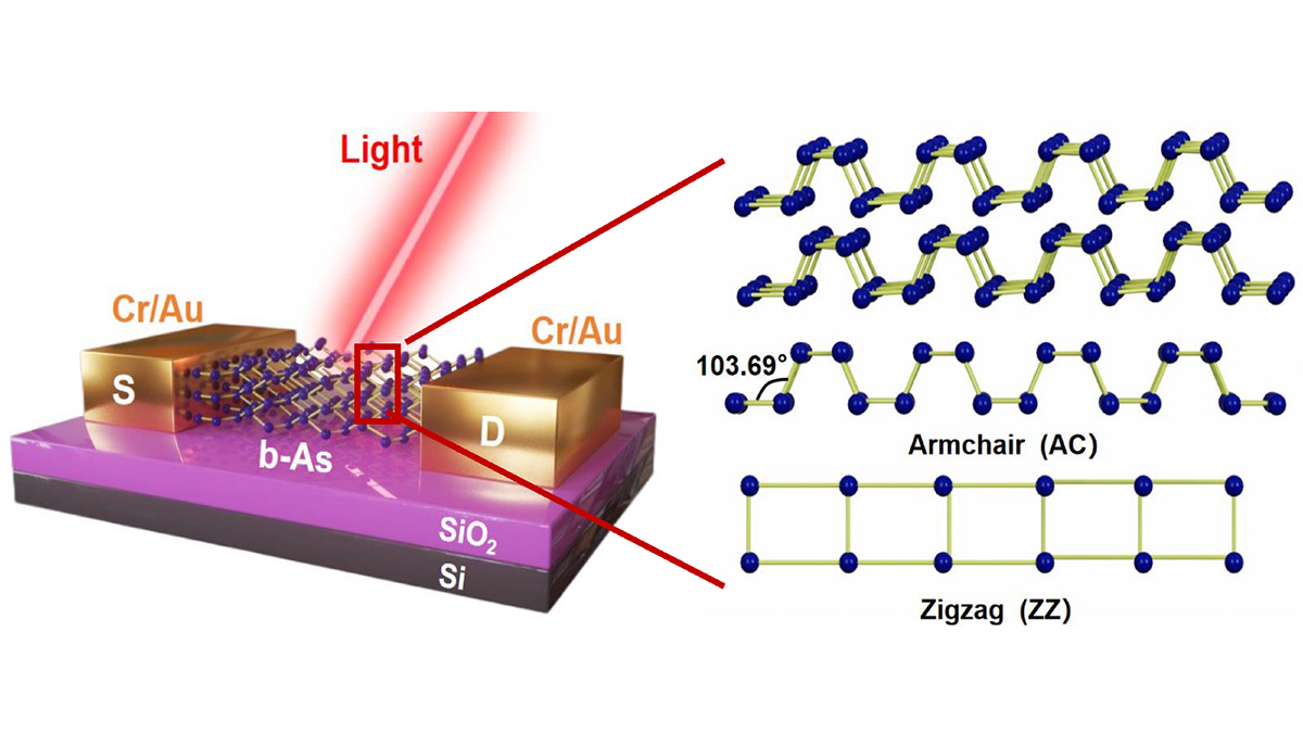 OpticaPubsGroup's tweet photo. An Editors' Pick via #OPG_OMEx: High-performance photodetection based on black arsenic utilizing the photoconductive effect https://t.co/vEyJ7G1Hlb #2DMaterials #Photodetectors https://t.co/XRCcKrACtx
