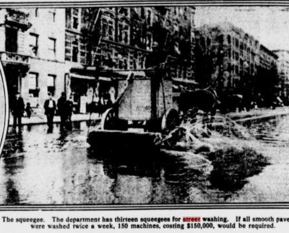 joedragovich's tweet photo. This won't play well on social media, but too bad.
Here's a full page article about New York City street cleaning in 1914.
Waterside dumps, ash carts, and street flushing.
Tons of gloriously banal details about early #c20th New York.
🗃️
LOC
https://t.co/PFHbozE4gE https://t.co/xcvytqc0fc