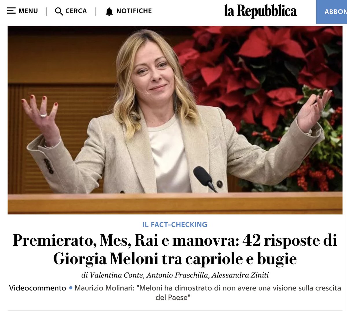 Mapi43395711's tweet photo. @FratellidItalia @GiorgiaMeloni Chi fa delle bugie un mestiere! https://t.co/Gw2xvljiCH