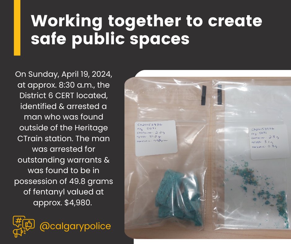 CalgaryPolice's tweet photo. ⚫ CERT UPDATE ⚫
Our Community Engagement Response Teams are working hard to proactively respond to community concerns.
ℹ️ People can report suspicious behaviour to police by calling the non-emergency number at 403-266-1234 or 911 for a crime in progress.
#CERTsafe https://t.co/CQvRweV5Sk