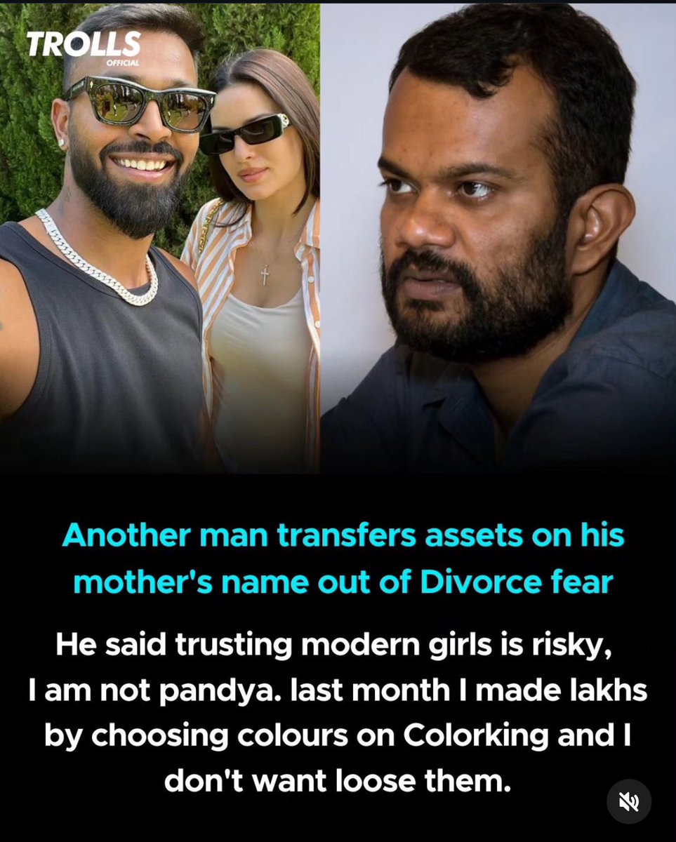 Good.. all should do that… start…

#1CroreAlimony