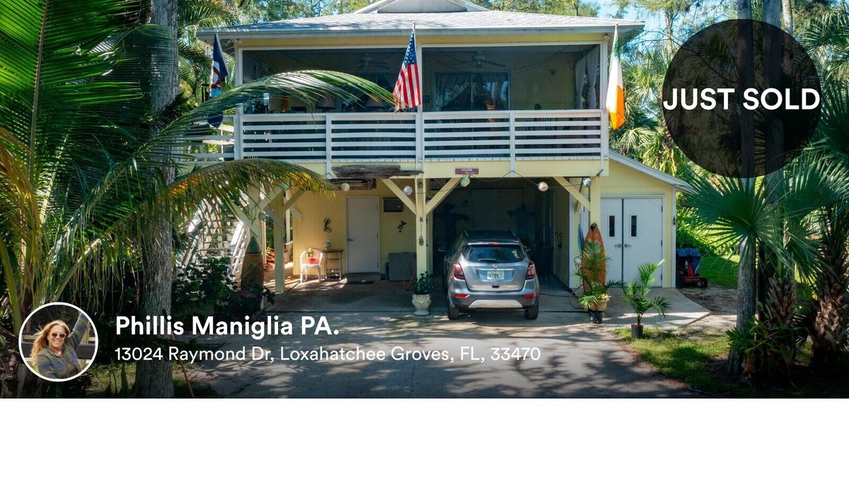 🛌 2 🛀 2
📍 13024 Raymond Dr, Loxahatchee Groves, FL, 33470

My latest sale on RateMyAgent.
 BK3261713
rma.reviews/izEkTa4Y5ZGg

...
#ratemyagent #realestate #Partnership_Realty_Inc