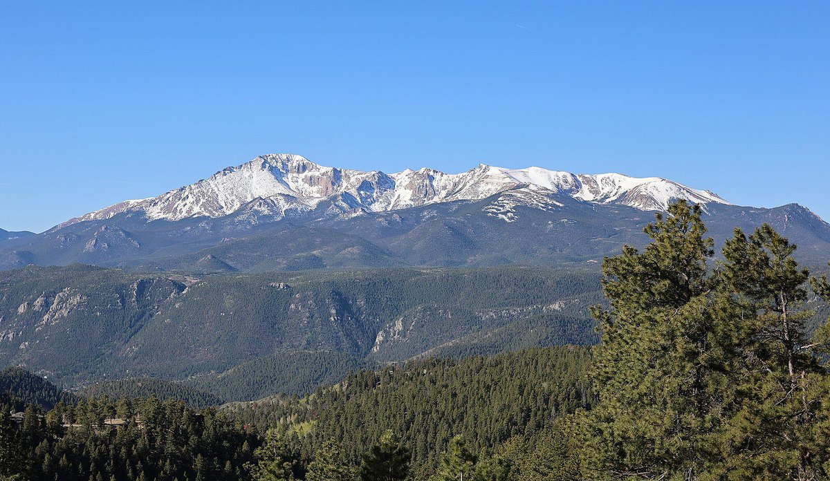 Pikes Peak, north aspect.
