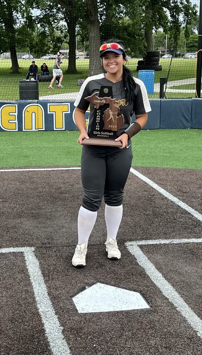 Congratulations to Danielle Dalpiaz and her Airport Jets for being the MHSAA Division 2 District Champions. 🥇We are so proud of you &amp; we can’t wait to root you on at Regionals!🩵