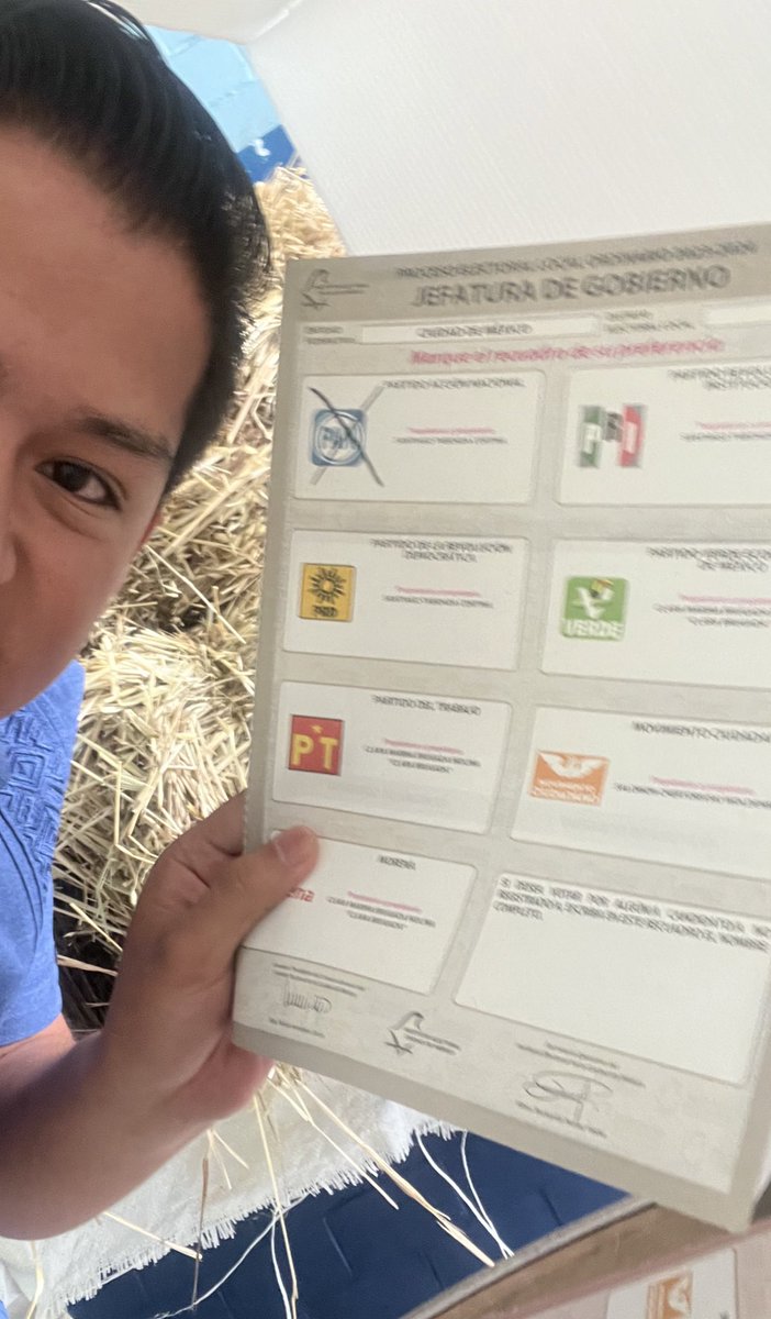 luisvegadulac's tweet image. Orgulloso de votar por el cambio en la #CDMX (por Santiago Taboada). Serás un gran Jefe de Gobierno @STaboadaMx 

#CDMXDecidióPorTaboada