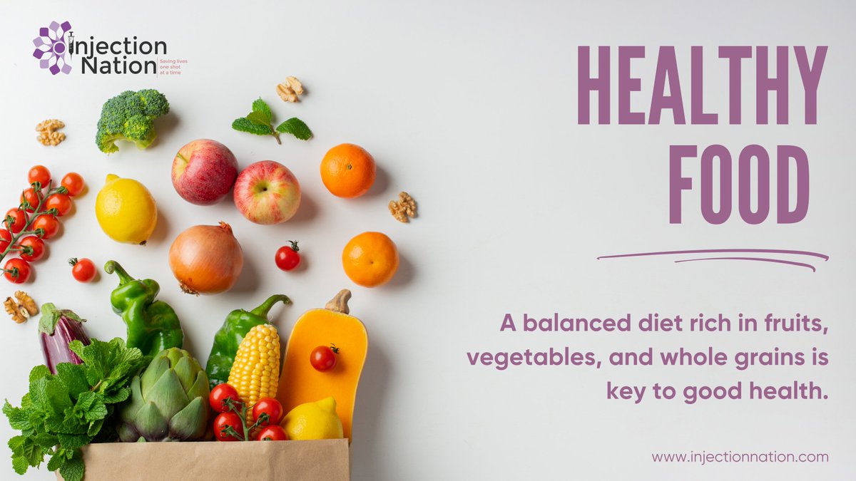 immunifyme's tweet photo. Healthy Eating Tips! A balanced diet rich in fruits, vegetables, and whole grains is key to good health. Start your journey to a healthier you today!
Follow us
Watch the video on : https://t.co/qsbld065cj
#immunifyme #injectionnation #IamProtected https://t.co/Bh1rkwqRHp