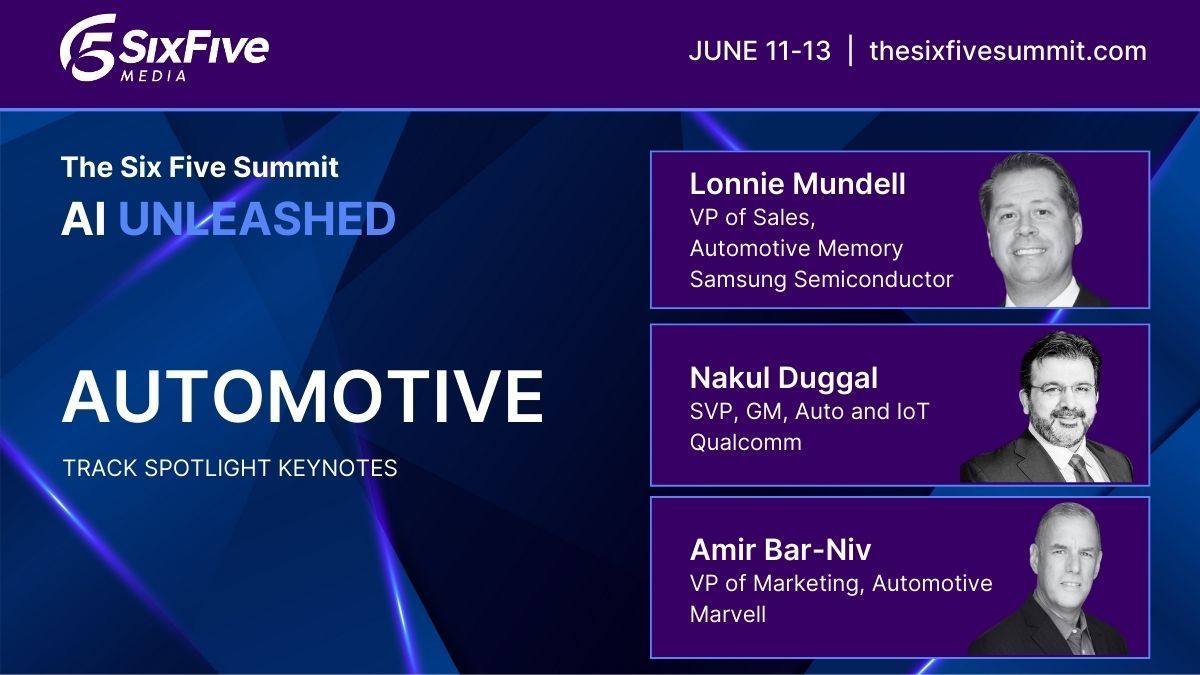 🌟 From autonomous driving to connected vehicles, AI is transforming the automotive landscape. Join the Automotive track at #SixFiveSummit24 to hear from pioneers at @Samsung, @Qualcomm, @marvellsemi, and others shaping the industry's future. Register now: buff.ly/3VnWYIL