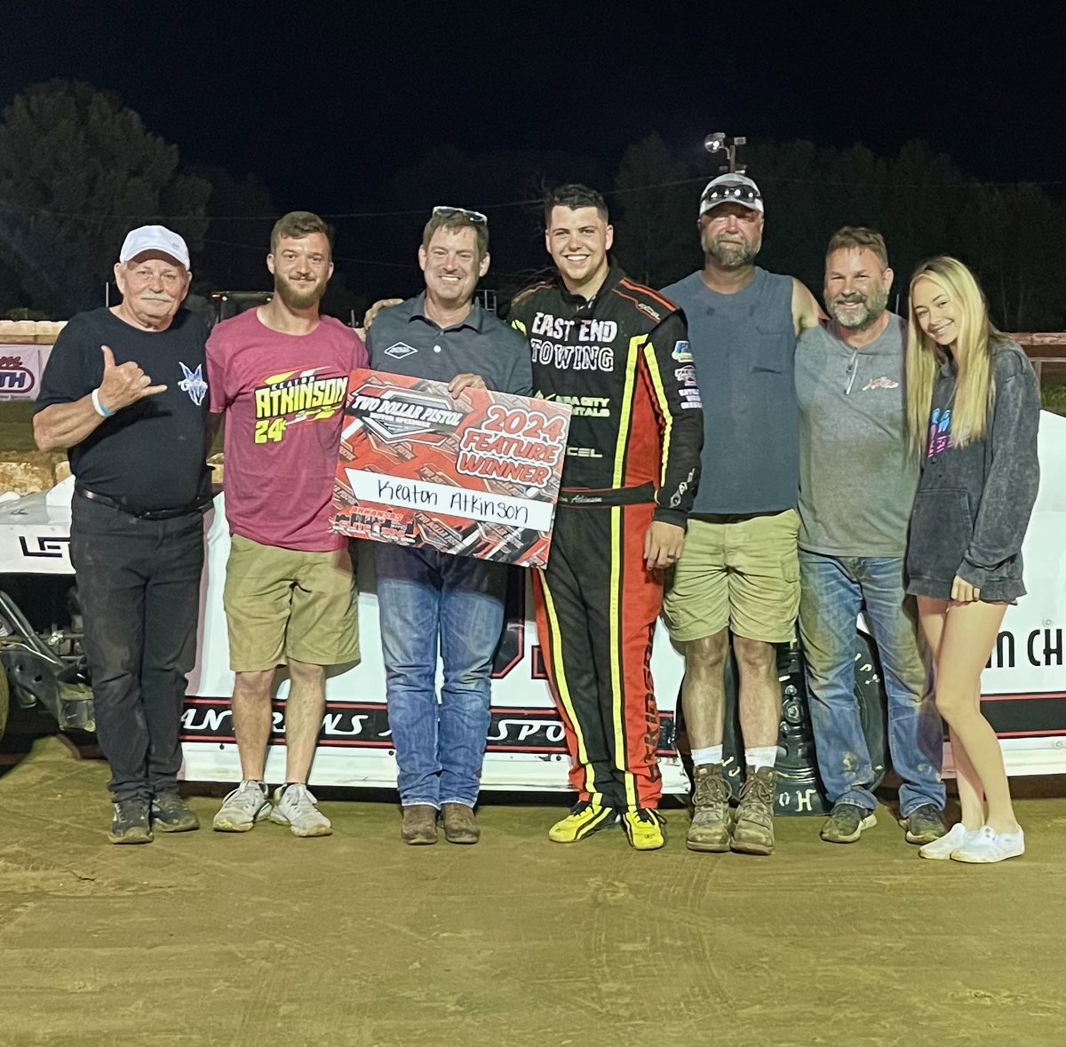 The 25th win for Andrews Autosport!

Last night Keaton Atkinson earned our first ever Modified win at Two Dollar Pistol Motor Speedway driving the No. 01 <a href="/slimchickens/">Slim Chickens</a> car. It was also our 25th team win.