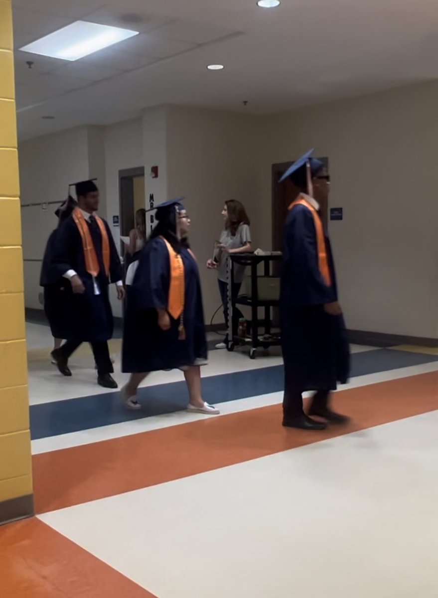 Seeing past students at graduations made the former elementary principal in me so proud! ❤️