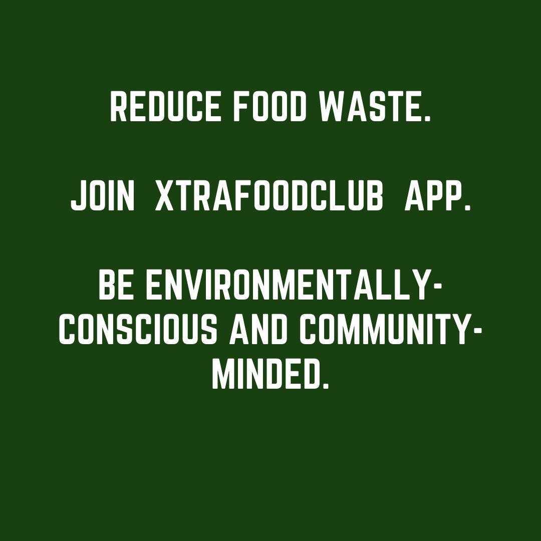 XtraFood's tweet photo. Join XtraFoodClub app to reduce unnecessary #food waste and #share #extrafood today. Subscribe in the app for just $5/year. #freefood #foodshare #sharefood #community https://t.co/rzQwoV0DJp