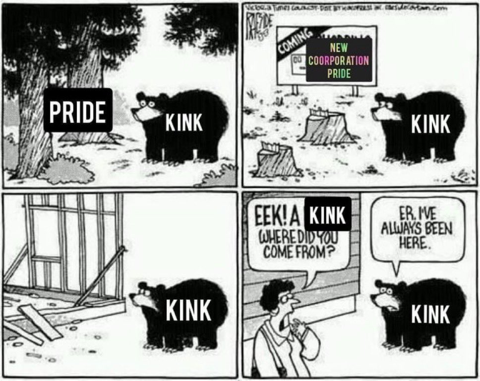 EEK! A KINK! 

Will never not make me giggle. 🤣