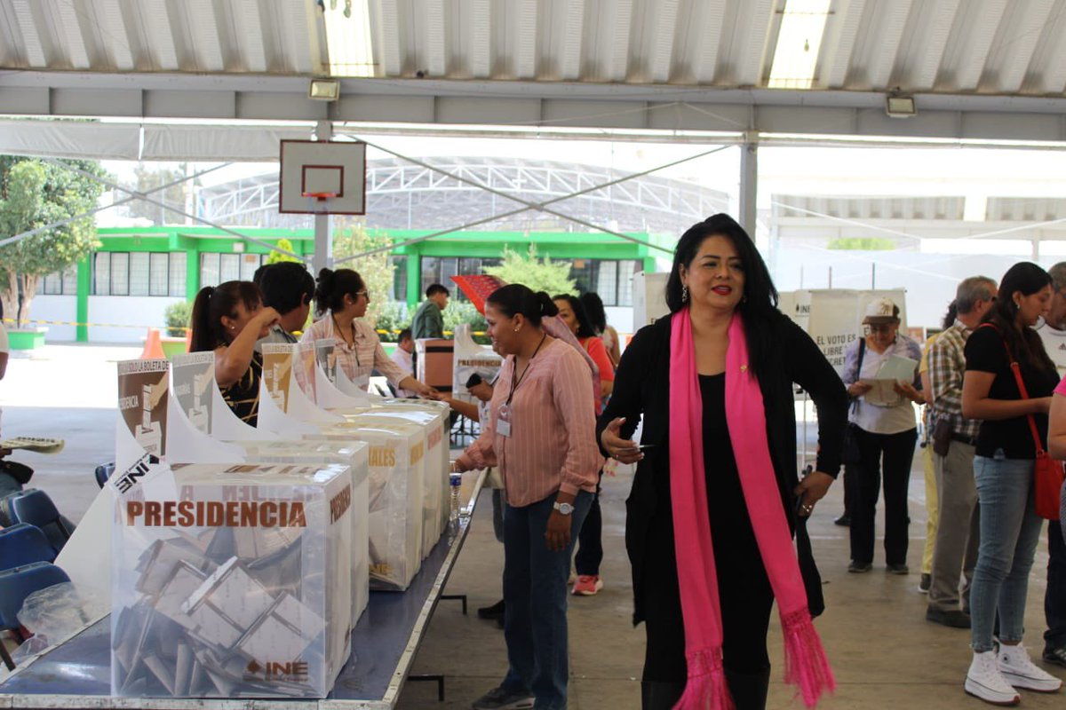 PattyAlvaradoMx's tweet photo. Listo ya voté 🩷 https://t.co/c6X5L95mhJ