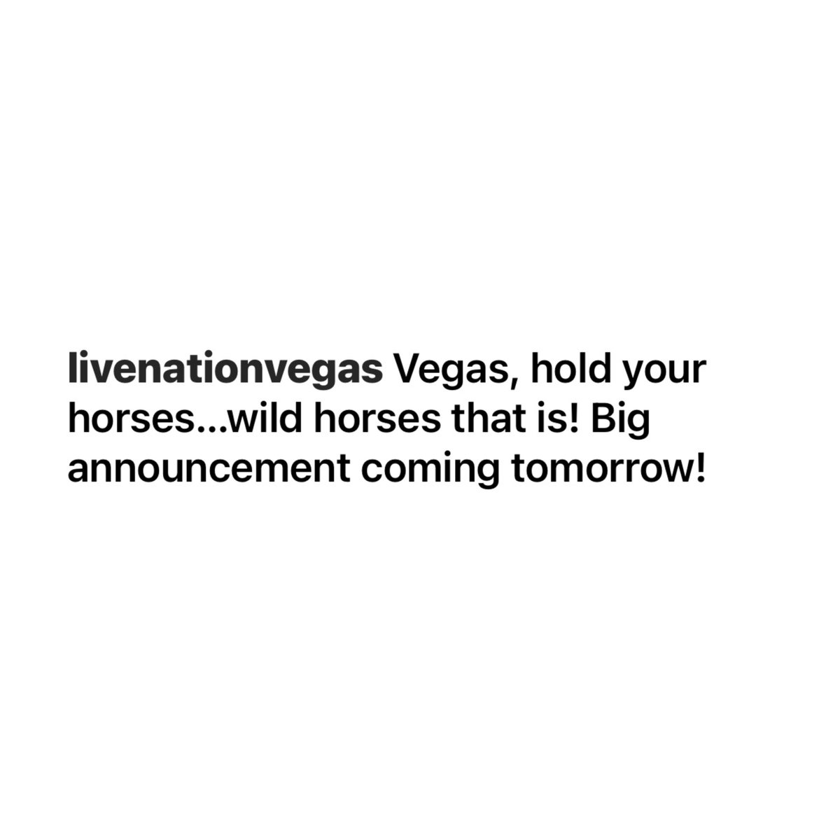 beyoncegarden's tweet photo. 🚨LIVE NATION VEGAS IS TEASING A BIG ANNOUNCEMENT FOR TOMORROW– BEYONCÉ😭??? https://t.co/v33OULObnZ