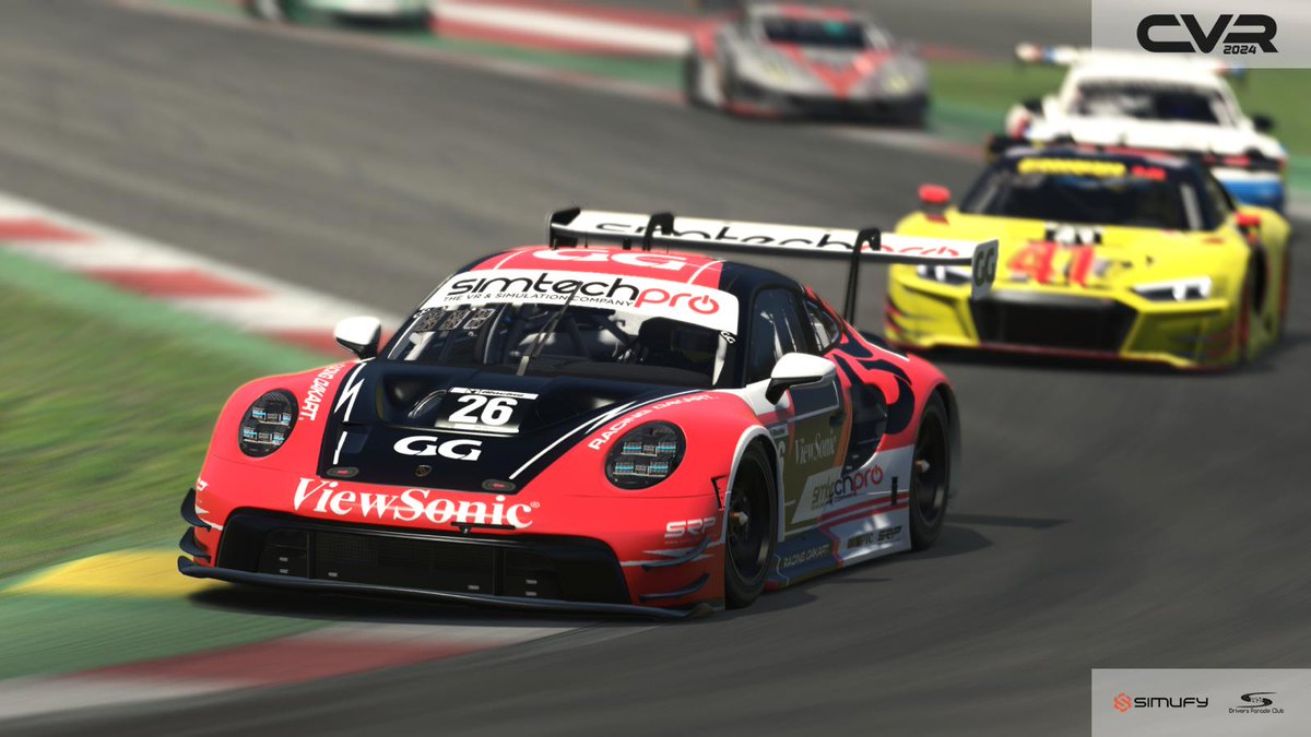 GGSimRacing's tweet photo. Gran resultado de nuestros dos coches en la Race 3 del #CVR24 de @DriversparadeCb.
Épica remontada desde la P6 y P12 para catar podio y sumar puntos valiosos para el campeonato.
P3 GG ViewSonic
@SitoFerrer22
@Aleixgf22
P8 GG Simtechpro
@alsanso93
@IvanMoreno21
#LetsGoGG https://t.co/D3TSQhJiwB