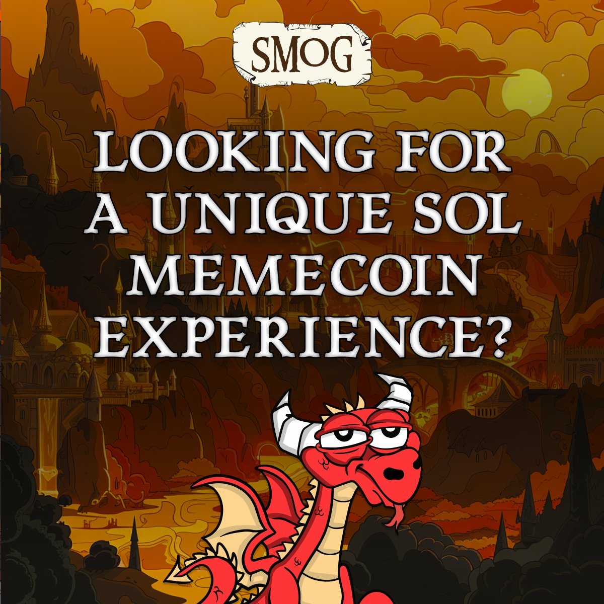 Looking for a unique #SOL #Memecoin experience?

Look no further than #SMOG! 🔥🐉

1️⃣ Engaged community! 💬🚀
2️⃣ Daily quests for bonus XP in S2! 🎯🎮
3️⃣ Undoubtedly, the greatest #Solana #Airdrop ever! 🥇

Join us and begin #Trading $SMOG today! 💰🚀

bit.ly/BuySmog