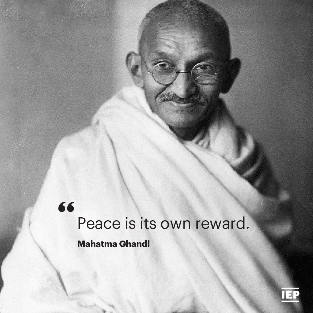 Peace is its own reward.\, image size:1080x1080
