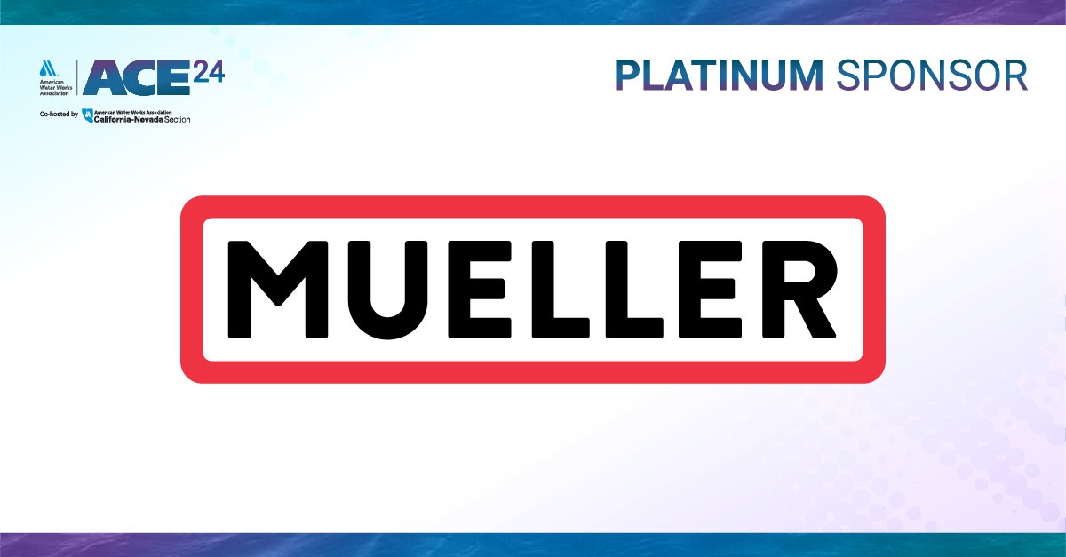 awwa's tweet photo. Thrilled to be a Platinum Sponsor at #ACE24! Visit us at booth #2001 for industry-leading water solutions. See you there! #MuellerWaterProducts https://t.co/z0avQkYLMS
#WaterInfrastructure #WaterNetworks #WaterQuality https://t.co/FHuEcjlgnj