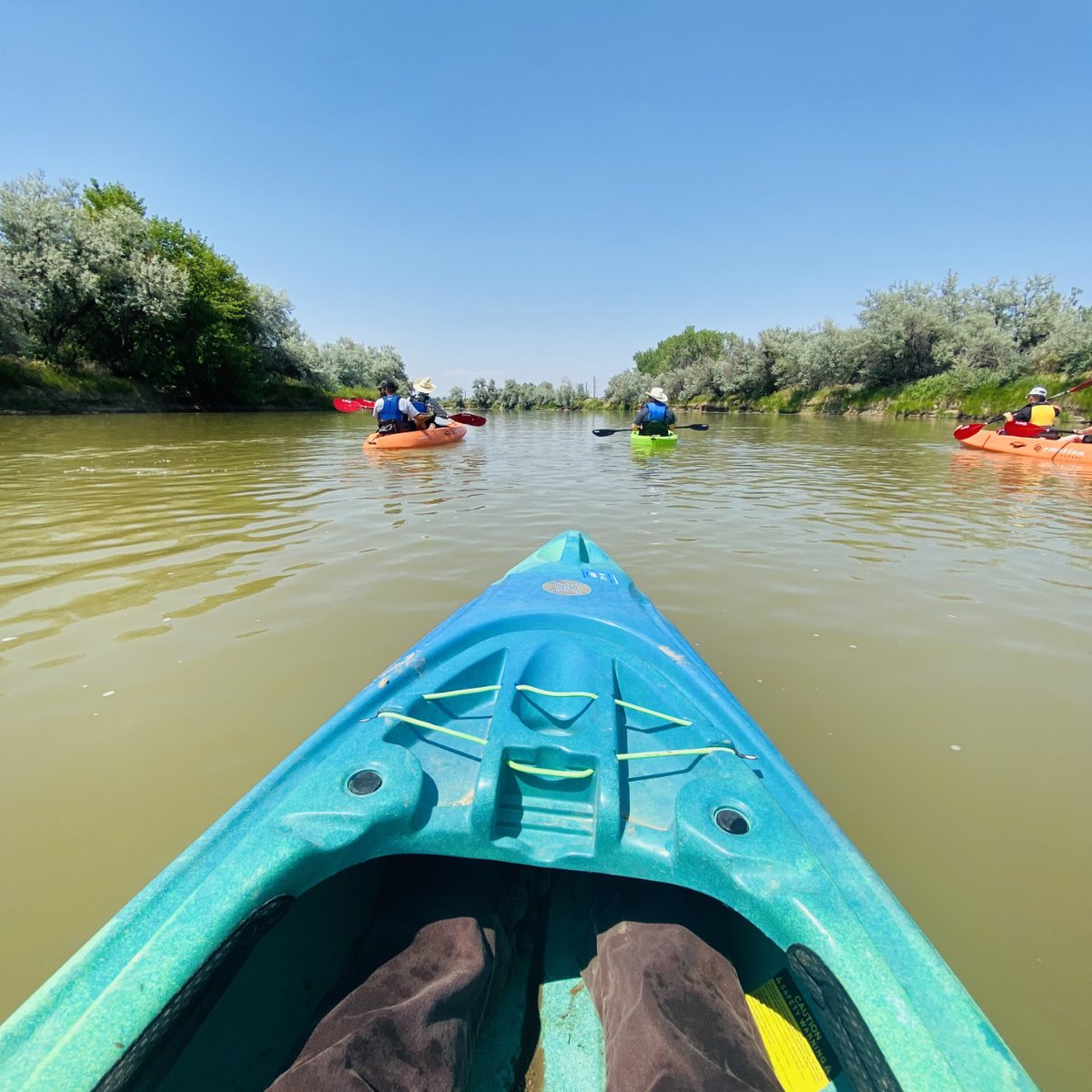 BLMWyoming's tweet photo. Itโs #FishingandBoatingWeek so dig out your kayak and head to the Big Horn River! Melissa Higley ๐ธ https://t.co/NIraKeukmW
