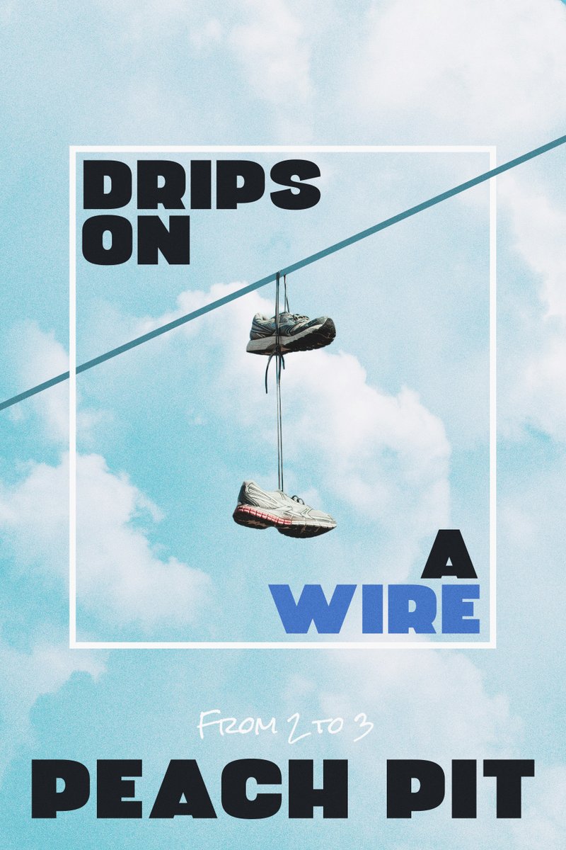 songs as book covers #3: Drips on a Wire by Peach Pit <a href="/peachpitmusic/">Peach Pit</a>