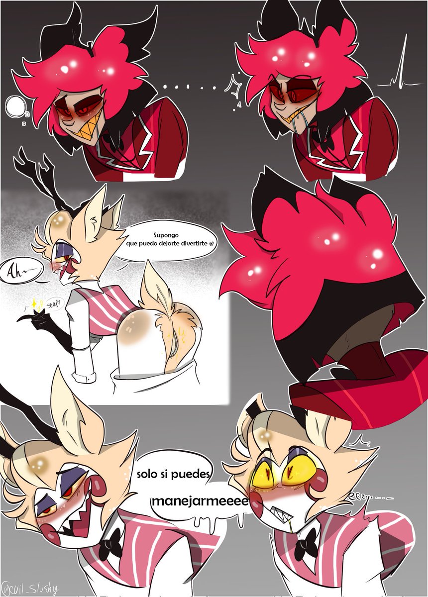 NamiGamer7's tweet photo. Parte 10/?
Traducción por mi.
Créditos totales al artista: https://t.co/w2kAEQcyey
#radioapple #alastorxlucifer https://t.co/DnTRTTgfBQ