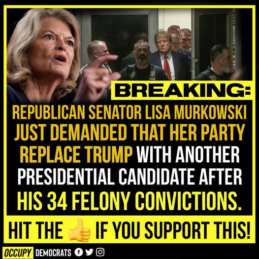 YES! One of the most powerful Republican Senators just fed felon Donald Trump to the wolves…