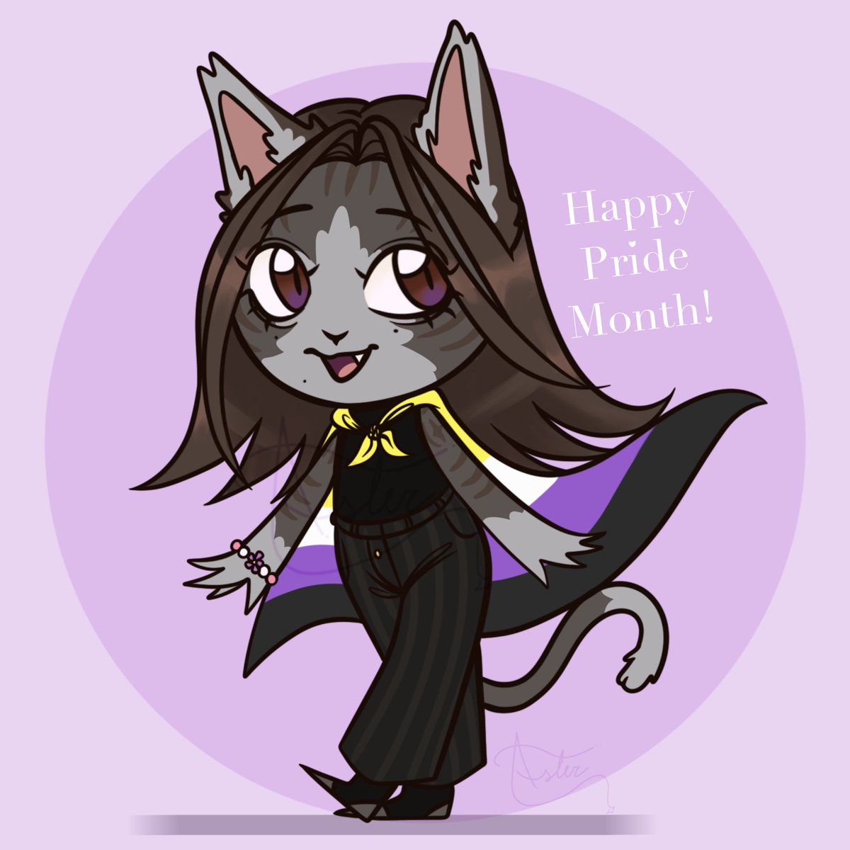Aster_276's tweet photo. Happy Pride month🏳️‍🌈! https://t.co/eVP9Jsdup1