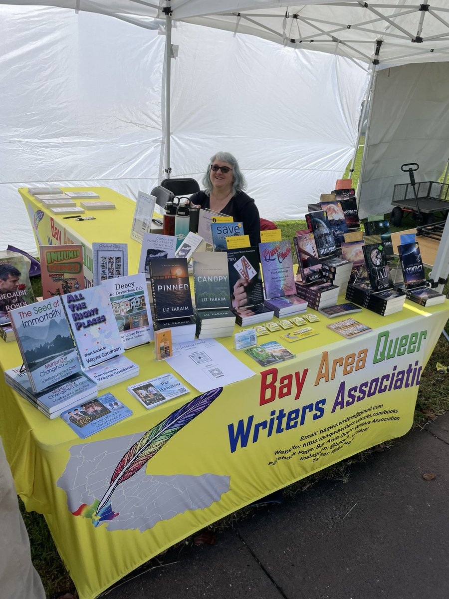 We are at the Bay Area Book Festival in Berkeley California today come out and say hello. We will be here from 11 AM till 5 PM. #readingcommunity #booklover #bayareabookfestival2024